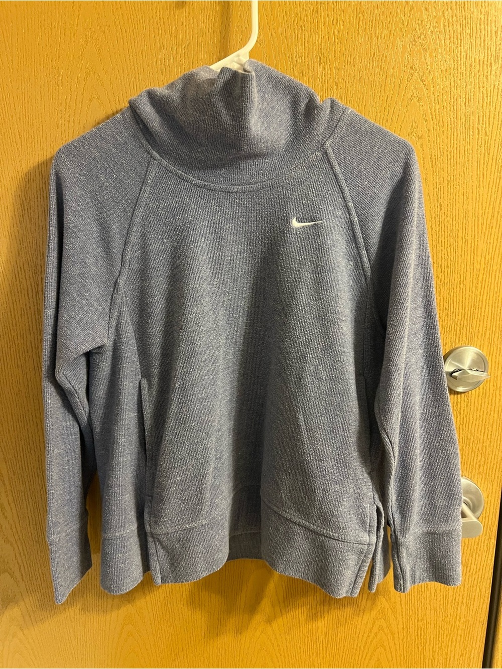 Nike Women's Blue Turtleneck Sweatshirt